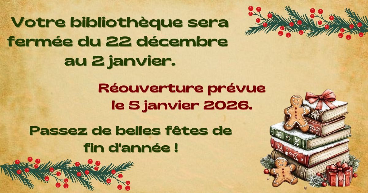 Exceptionnellement votre bibliotheque fermera a 15h le mercredi 5 mars 20251202 113627 0000